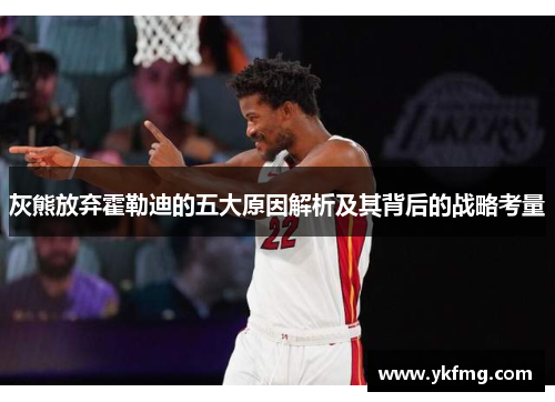 灰熊放弃霍勒迪的五大原因解析及其背后的战略考量 灰熊放弃霍勒迪的五大原因解析及其背后的战略考量